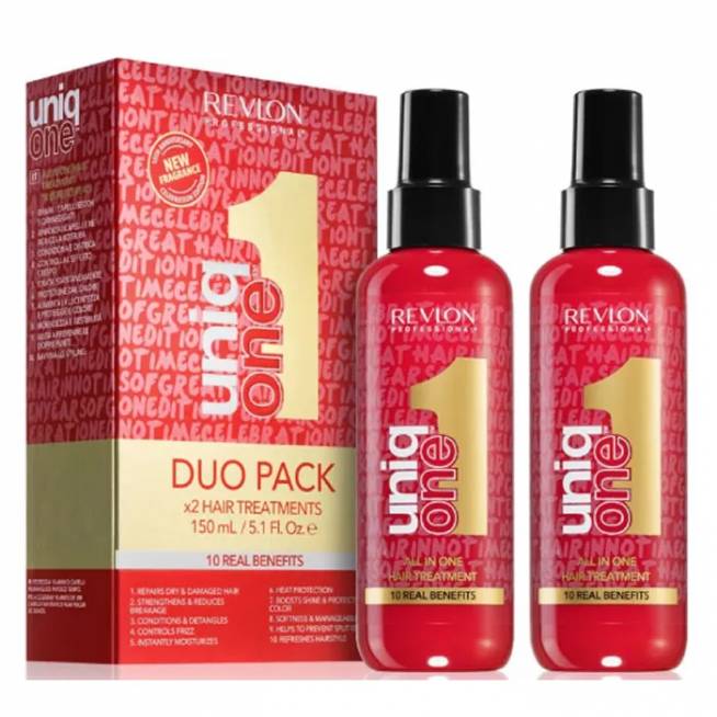 "Revlon Uniq One" plaukų priežiūros priemonė 2 x 150 ml