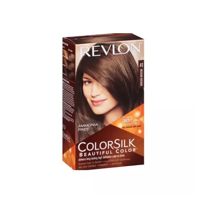 "Revlon Colorsilk" be amoniako 41 Vidutinė ruda 