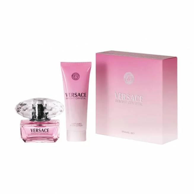 "Versace Bright Crystal" tualetinio vandens purškiklis 50 ml, 2 dalių rinkinys