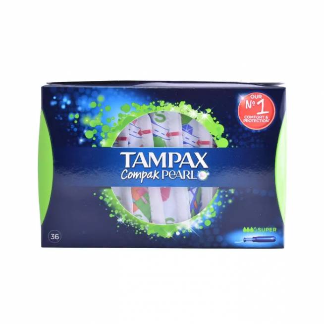 "Tampax Pearl Compak Super" 36 vienetai