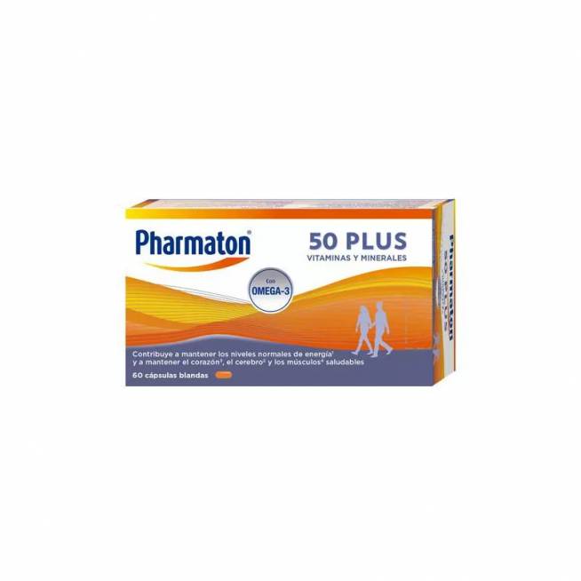 Pharmaton 50 Plus 60 kapsulių