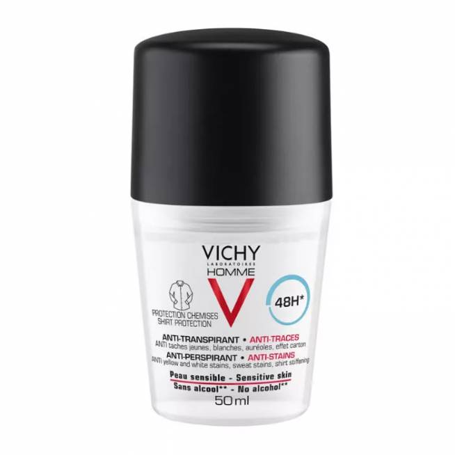 "Vichy Homme" dezodorantas nuo prakaitavimo, apsaugantis nuo jautrios odos 50ml