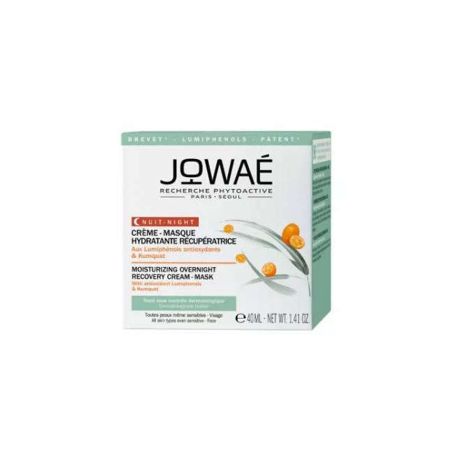 "Jowaé" drėkinamoji naktinė atkuriamoji kreminė kaukė 40ml