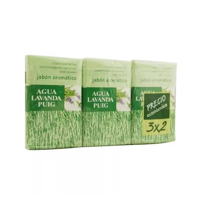 "Agua Lavanda Puig" aromatinio tualetinio muilo rinkinys 