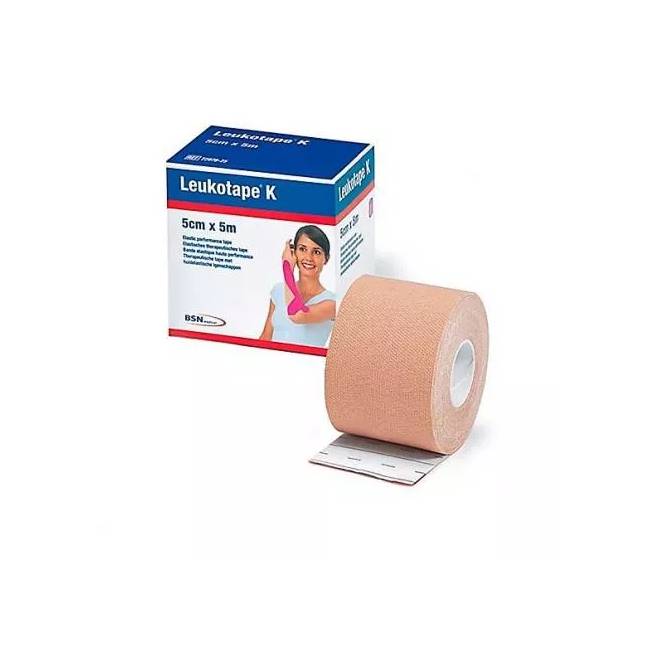 Bsn Medical Leukotape K Neuro raumenų techninis tvarstis Vnm Beige 5 cm X 5 C