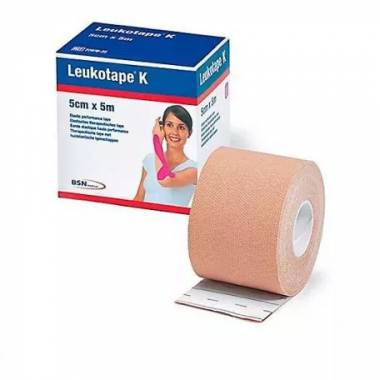 Bsn Medical Leukotape K Neuro raumenų techninis tvarstis Vnm Beige 5 cm X 5 C