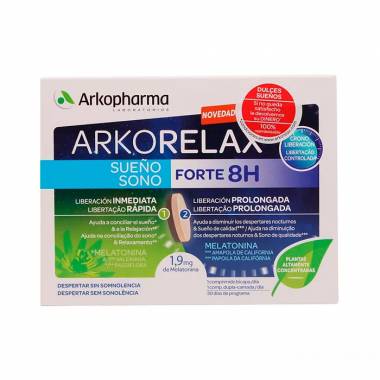 Arkopharma Arkorelax Sleep Forte 8H 30 dvisluoksnių tablečių