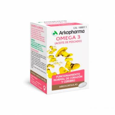 Arkopharma Arkocaps Omega 3 žuvų taukai 100 kapsulių 