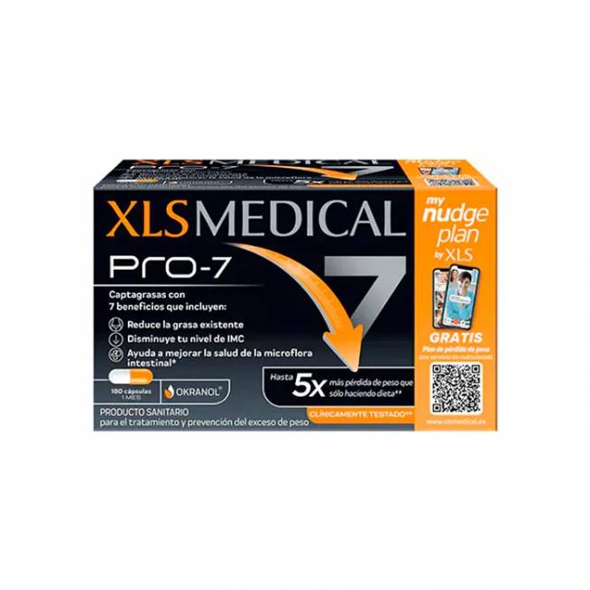 "Xls Medical Pro-7 Nudge" 180 kapsulių 