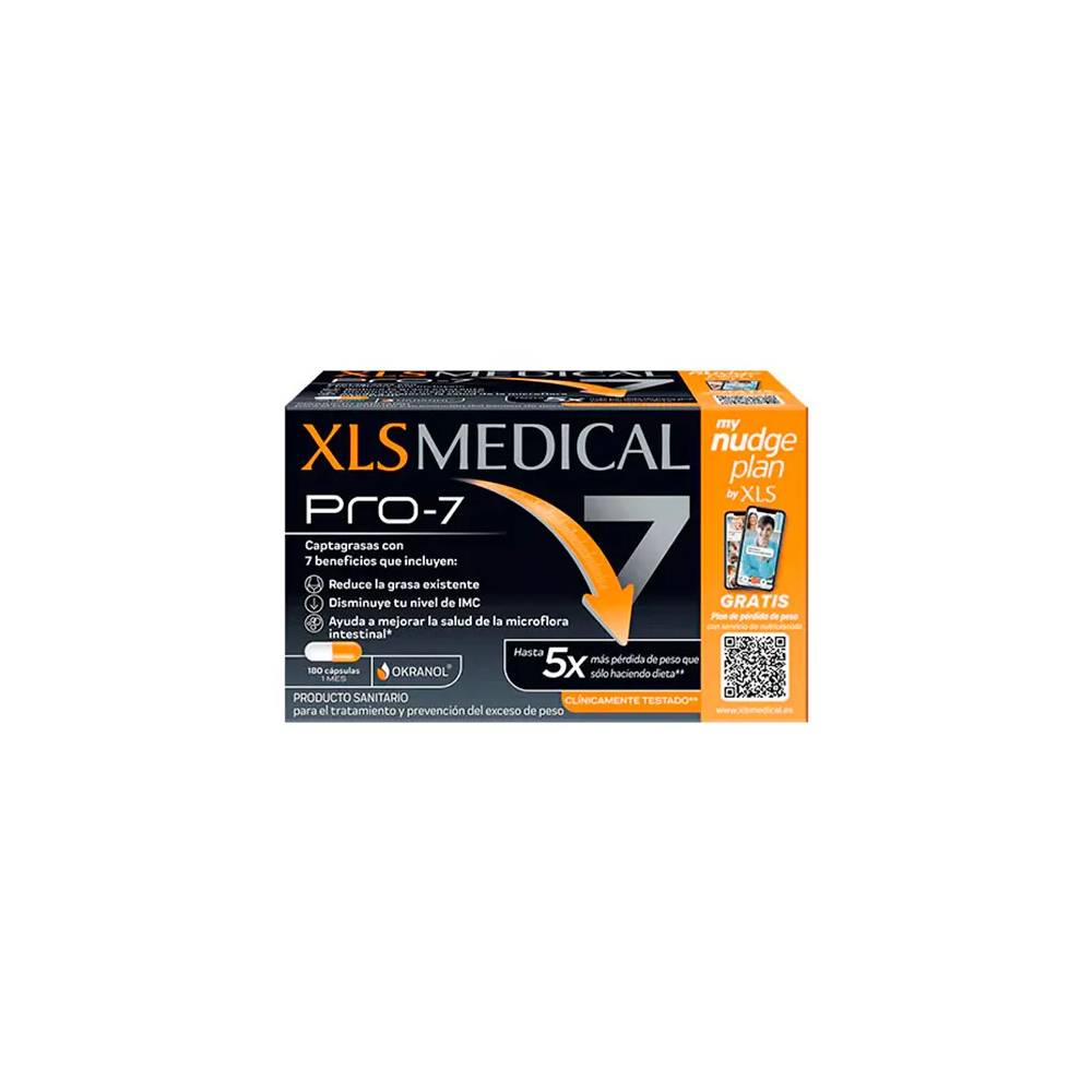 "Xls Medical Pro-7 Nudge" 180 kapsulių 