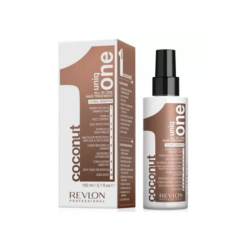 "Revlon Uniq One All In One Coconut" plaukų priežiūros purškiklis 150ml 