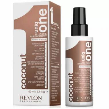 "Revlon Uniq One All In One Coconut" plaukų priežiūros purškiklis 150ml 