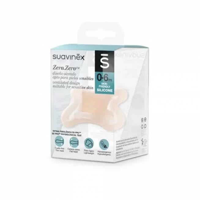 Suavinex čiulptukas Zero Zero Physio 0-6m