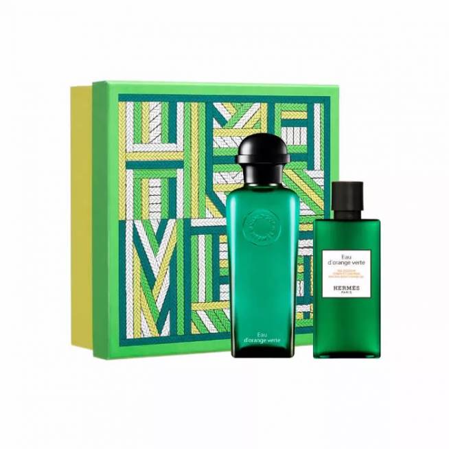 Hermès Eau D'Orange Verte Eau De Cologne Spray 100ml 2 dalių rinkinys