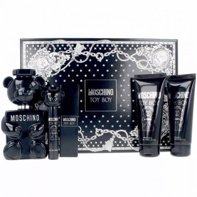 "Moschino Toy Boy" parfumuotasis vanduo 100 ml, 4 dalių rinkinys