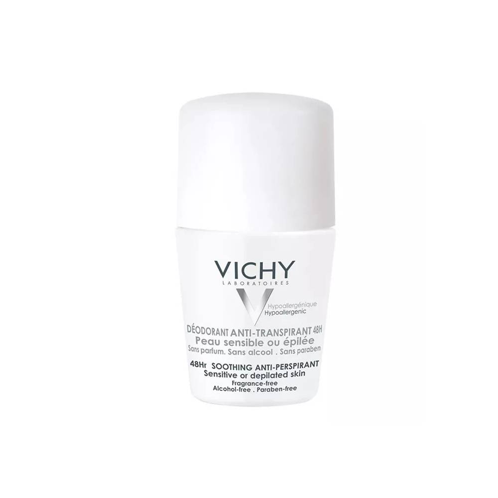 "Vichy" 48h dezodorantas nuo prakaitavimo, skirtas jautriai odai, 50ml