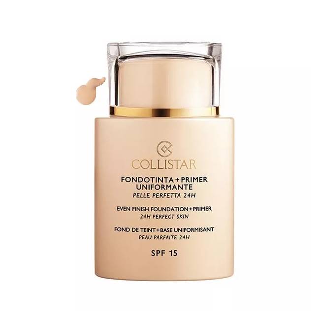 Collistar Even Finish Foundation Plus Primer 24h Perfect Skin Spf15 01 Ivory 35ml