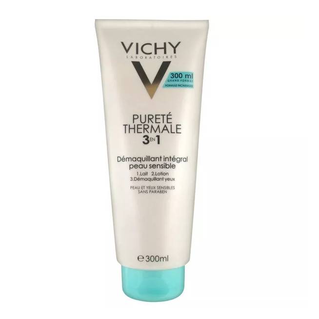 "Vichy Pureté Thermale 3 in 1" valiklis jautriai odai 300ml