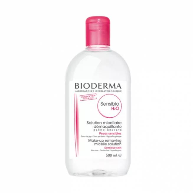 "Bioderma Sensibio H2O" makiažą šalinantis micelinis tirpalas 500ml