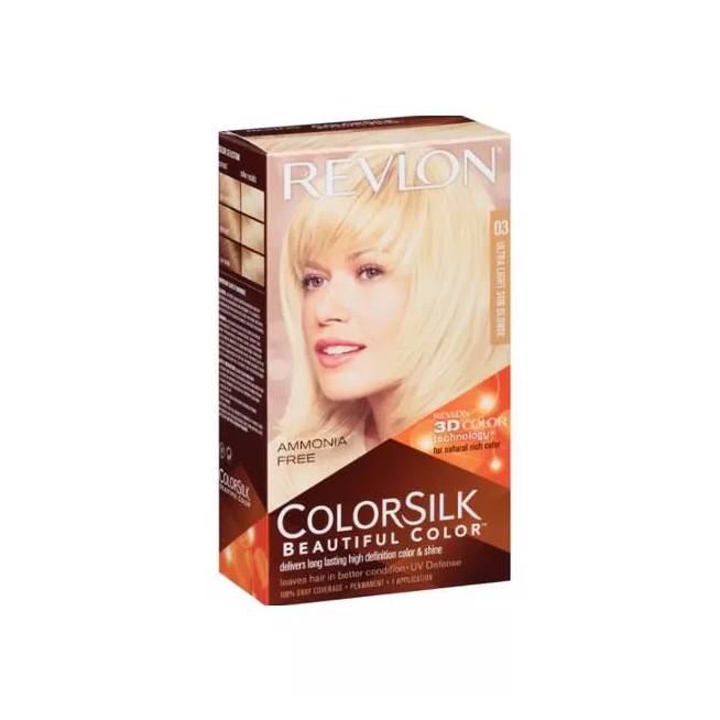 "Revlon Colorsilk" be amoniako 03 itin šviesi saulės šviesa 