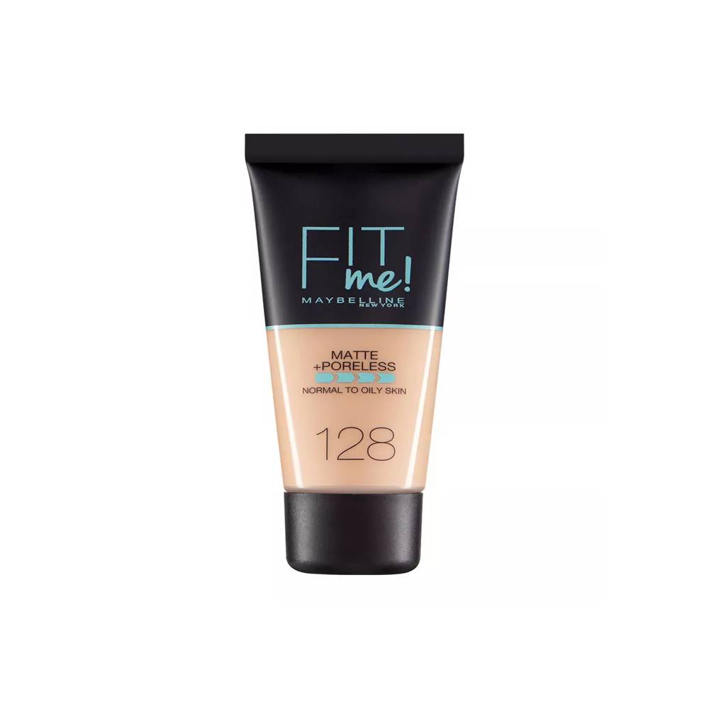 Maybelline Fit Me Matte Poreless Foundation 128 Warm 