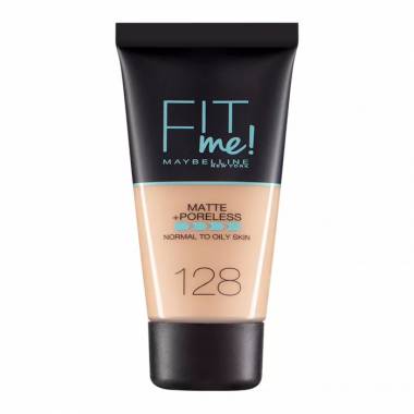 Maybelline Fit Me Matte Poreless Foundation 128 Warm 