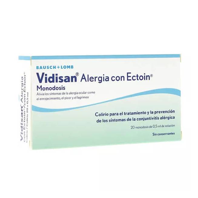 Vidisan Alergia Con Ectoin Monodosis 20 x 0,5ml