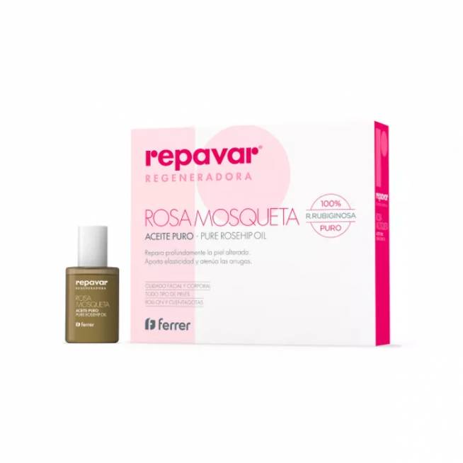 "Repavar Regenerate" grynas erškėtuogių aliejus 15ml