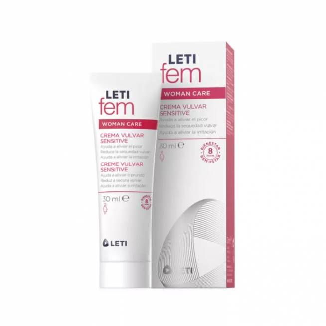 "LetiFem Womn Care" vulvarinis kremas "Sensitive" 30ml