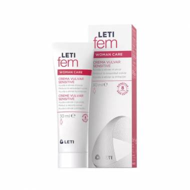 "LetiFem Womn Care" vulvarinis kremas "Sensitive" 30ml