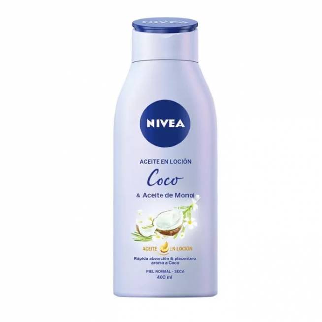 "Nivea" kokosų losjonas "Coconut & Monoi Oil" 400ml