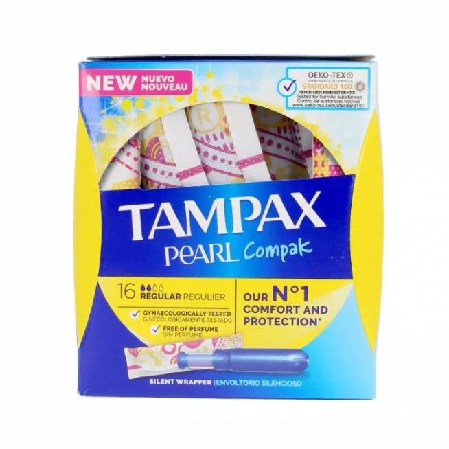 "Tampax Pearl" reguliarus buferis 18 vienetų