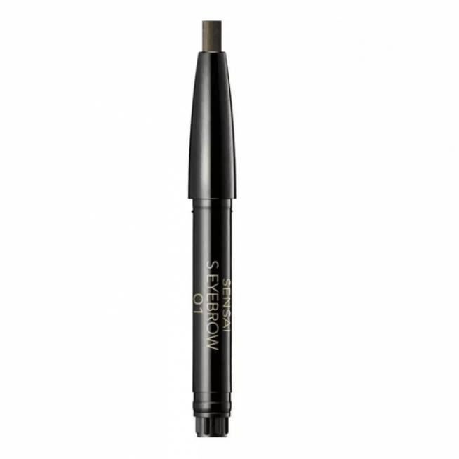 "Sensai Colours" antakių pieštuko "Styling Eyebrow Pencil Refill 01 Dark Brown" papildymas