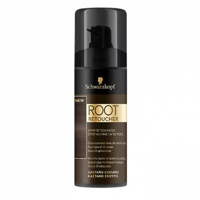 Schwarzkopf Root Retoucher tamsiai rudos spalvos purškiklis 120ml