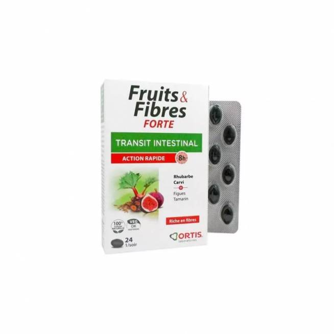 "Ortis Fruits And Fibers Forte" 24 tabletės