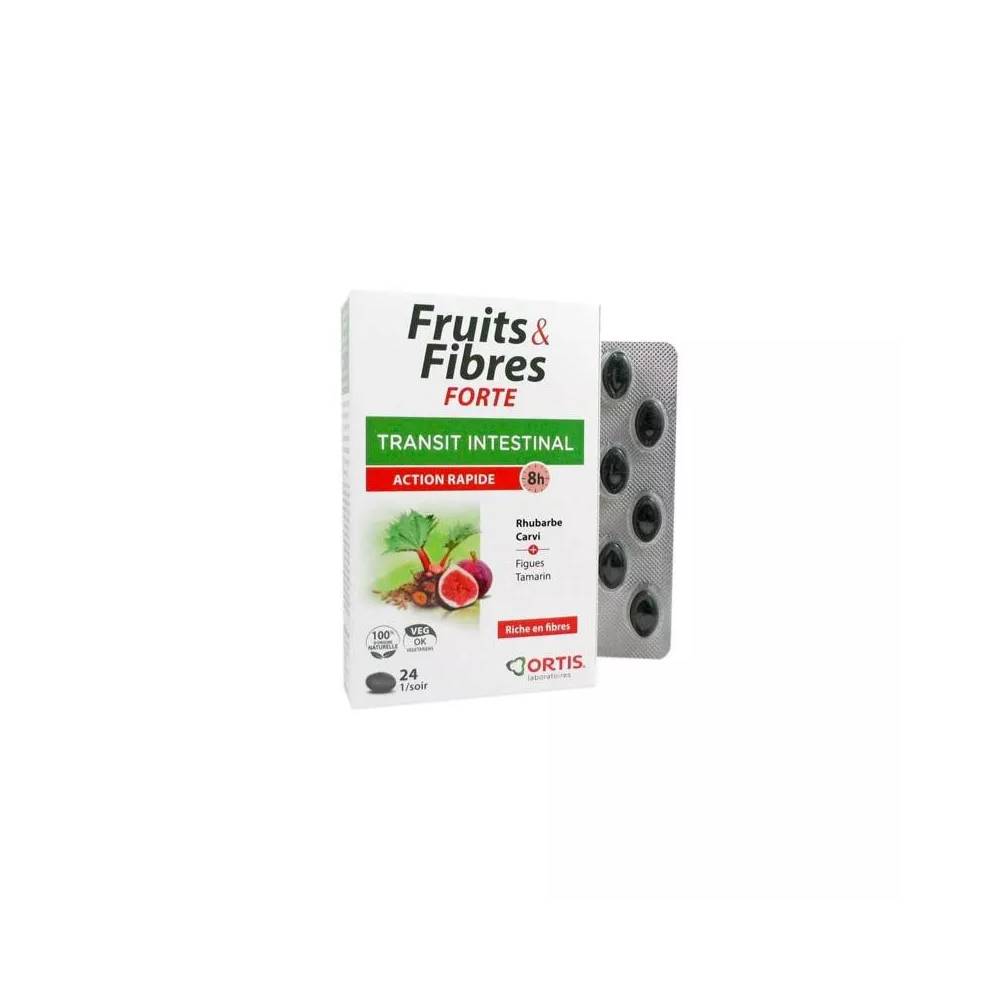 "Ortis Fruits And Fibers Forte" 24 tabletės