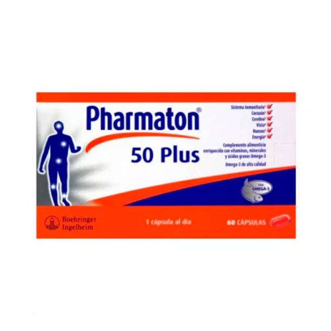 Pharmaton 50Plus 30 kapsulių