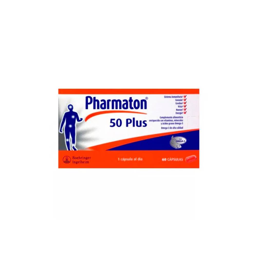 Pharmaton 50Plus 30 kapsulių