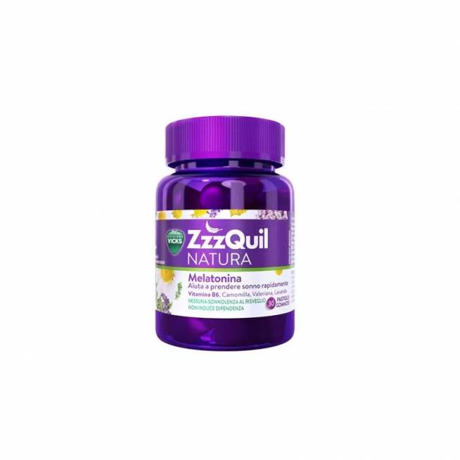 "Vicks Zzzquil Natura Melatonin" 30 vienetų