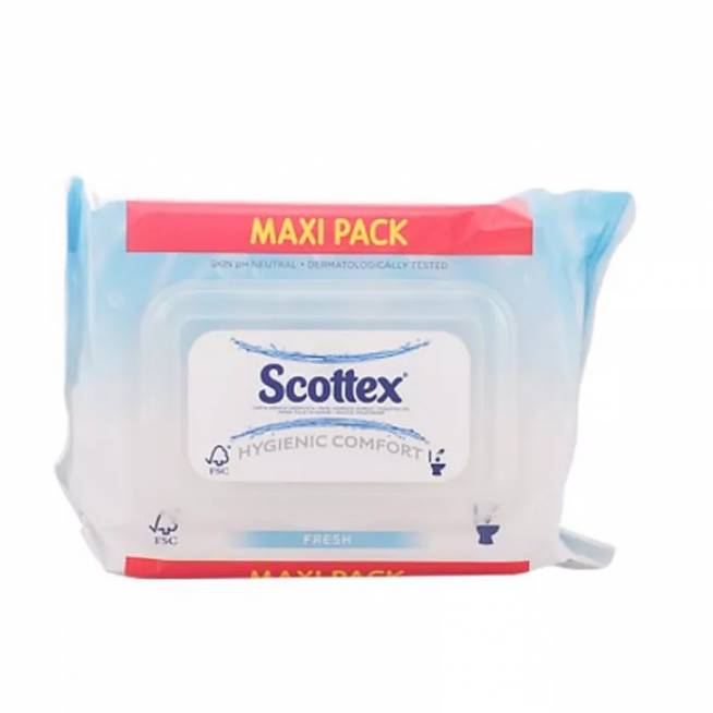 Scottex Original drėgnas tualetinis popierius 74 vienetai