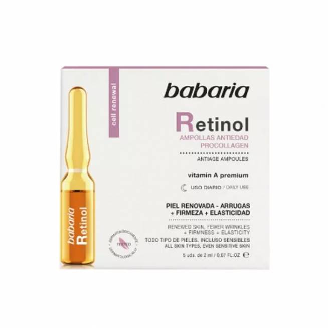 "Babaria Retinol Anti-Aging" ampulės 5x2ml