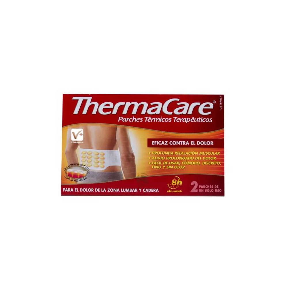 "Thermacare Heatwrapps" apatinė nugaros dalis ir klubas 2 vienetai 