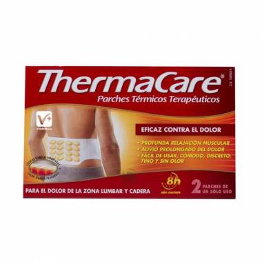 "Thermacare Heatwrapps" apatinė nugaros dalis ir klubas 2 vienetai 