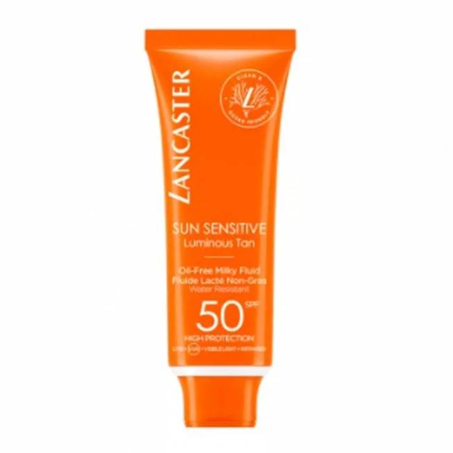 "Lancaster Sun Sensitive Luminous Tan" pieno skystis be aliejaus Spf50 50ml