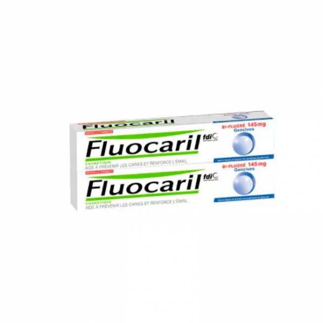 Fluocaril Gum dantų pasta Bifluoride 145mg Pakuotė 2 x 75ml