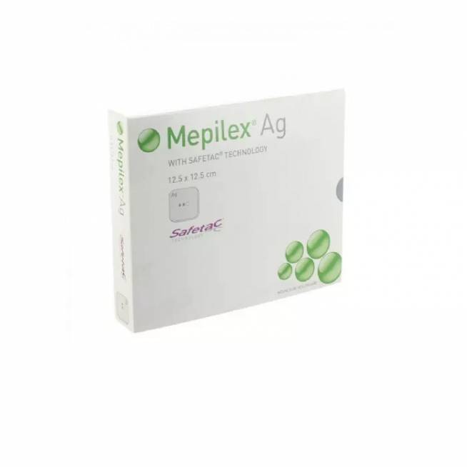 Mepilex Ag 12,50 X 12,50 cm 5 vnt