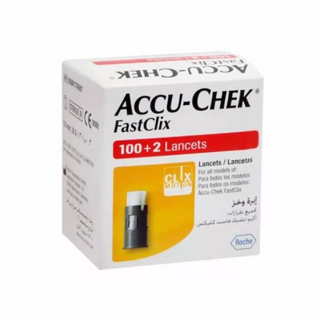 "Accu-Chek Fastclix Lancets 102U