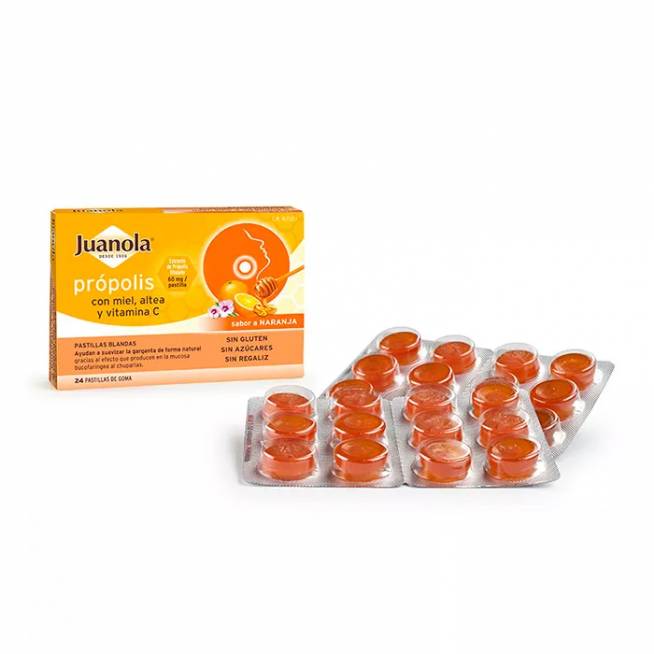 Juanola Propolio medus Altea Vitaminas C 24U 