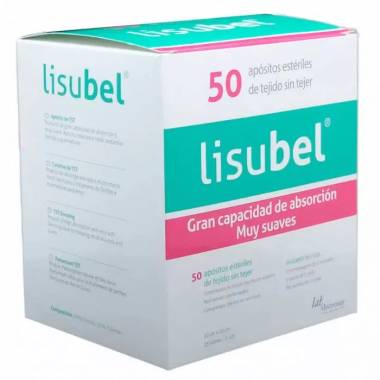 "Lisubel" 50 sterilių medžiaginių tvarsčių 10x10