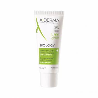 "A-Derma Biology" lengvas drėkinamasis kremas 40ml